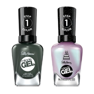 image:imageSally Hansen Miracle Gel Leaf Me Be  Chrome Clover Bundle Long Lasting GelLike Formula No UV Lamp Needed Green Nail Polish