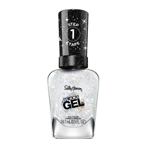 image:imageSally Hansen Miracle Gel Merry and Bright Frost Bright Long Lasting GelLike Formula No UV Lamp Needed Glitter Nail Polish05 Fl Oz Pack of 1
