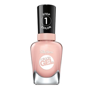 image:imageSally Hansen Miracle Gel Salon Quality Nail Polish  GelLike Formula TwoStep System No UV Light Needed Long Lasting   246 In The Sheer  Pink Nail Polish