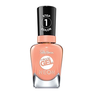 image:imageSally Hansen Miracle Gel Salon Quality Nail Polish  GelLike Formula TwoStep System No UV Light Needed Long Lasting  Opaque  388 A Hot Minute  Burnt Orange Nail Color51 Peach Please Neon