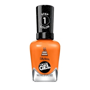 image:imageSally Hansen Miracle Gel Salon Quality Nail Polish  GelLike Formula TwoStep System No UV Light Needed Long Lasting  Opaque  388 A Hot Minute  Burnt Orange Nail Color386 Gelebrate