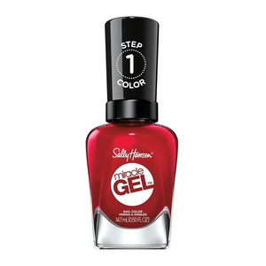 image:imageSally Hansen Miracle Gel Salon Quality Nail Polish  GelLike Formula TwoStep System No UV Light Needed Long Lasting  SemiOpaque Shimmer  909 All is Bright  White with Pink Shimmer449 Rhapsody Red
