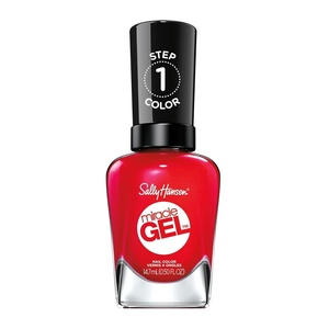 image:imageSally Hansen Miracle Gel Salon Quality Nail Polish  GelLike Formula TwoStep System No UV Light Needed Long Lasting  SemiOpaque Shimmer  909 All is Bright  White with Pink Shimmer439 Red Eye