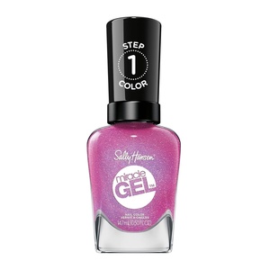 image:imageSally Hansen Miracle Gel Salon Quality Nail Polish  GelLike Formula TwoStep System No UV Light Needed Long Lasting  SemiOpaque Shimmer  909 All is Bright  White with Pink Shimmer512 Quartz And Kisses