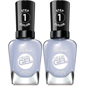 image:imageSally Hansen Miracle Gel Salon Quality Nail Polish  GelLike Formula TwoStep System No UV Light Needed Long Lasting  Shimmery  532 Affairy To Remember  Purple with hints of Blue Nail Polish582 OZone que no lo hiciste