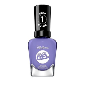 image:imageSally Hansen Miracle Gel Salon Quality Nail Polish  GelLike Formula TwoStep System No UV Light Needed Long Lasting  Shimmery  532 Affairy To Remember  Purple with hints of Blue Nail Polish607 Knowledge is Flower