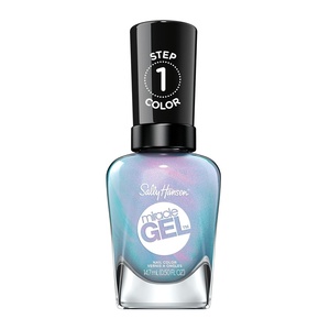 image:imageSally Hansen Miracle Gel Salon Quality Nail Polish  GelLike Formula TwoStep System No UV Light Needed Long Lasting  Shimmery  532 Affairy To Remember  Purple with hints of Blue Nail Polish669 Lets Get Digital