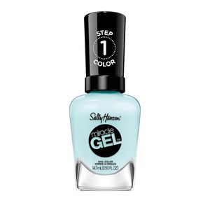 image:imageSally Hansen Miracle Gel Salon Quality Nail Polish  GelLike Formula TwoStep System No UV Light Needed Long Lasting  Shimmery  532 Affairy To Remember  Purple with hints of Blue Nail Polish668 Grand Cyan