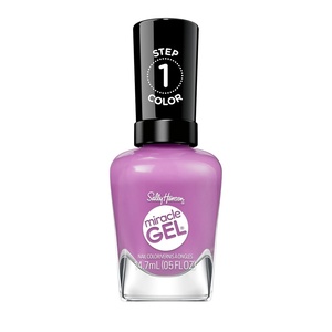 image:imageSally Hansen Miracle Gel Salon Quality Nail Polish  GelLike Formula TwoStep System No UV Light Needed Long Lasting  Shimmery  532 Affairy To Remember  Purple with hints of Blue Nail Polish580 Unstoppurple