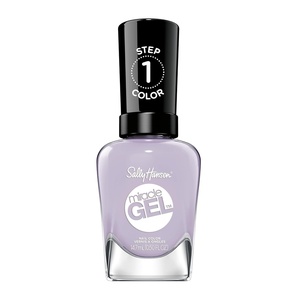 image:imageSally Hansen Miracle Gel Salon Quality Nail Polish  GelLike Formula TwoStep System No UV Light Needed Long Lasting  Shimmery  532 Affairy To Remember  Purple with hints of Blue Nail Polish608 Chill in the Heir