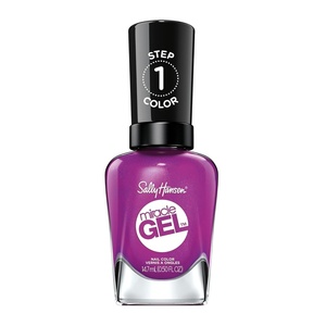 image:imageSally Hansen Miracle Gel Salon Quality Nail Polish  GelLike Formula TwoStep System No UV Light Needed Long Lasting  Shimmery  532 Affairy To Remember  Purple with hints of Blue Nail Polish529 Hunger Flames