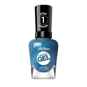 image:imageSally Hansen Miracle Gel Salon Quality Nail Polish  GelLike Formula TwoStep System No UV Light Needed Long Lasting  Shimmery  532 Affairy To Remember  Purple with hints of Blue Nail Polish644 Distressed Denim