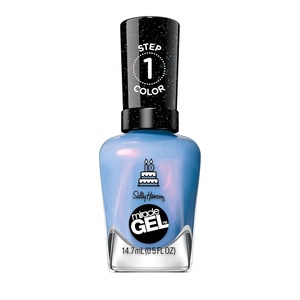 image:imageSally Hansen Miracle Gel Salon Quality Nail Polish  GelLike Formula TwoStep System No UV Light Needed Long Lasting  Shimmery  532 Affairy To Remember  Purple with hints of Blue Nail Polish628 Its Sherbert Day
