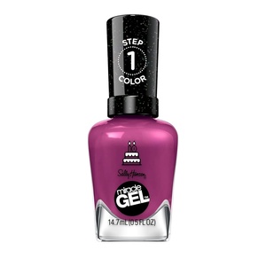 image:imageSally Hansen Miracle Gel Salon Quality Nail Polish  GelLike Formula TwoStep System No UV Light Needed Long Lasting  Shimmery  532 Affairy To Remember  Purple with hints of Blue Nail Polish533 Brewberry