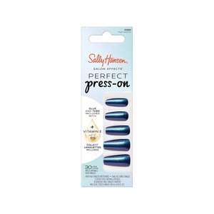 image:imageSally Hansen Salon Effects Perfect PressOn Nails  Coffin Shape  Easy to Apply NonDamaging  30 Nails Nail Glue Adhesive Tabs File  Viva VanillaCoffin Nails  HypNautical