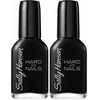 image:imageSally Hansen  Hard as Nails Color  Iridescent Sea  Impenetrablue  045 fl oz880 Black Heart