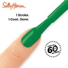image:imageSally Hansen InstaDri Reeses Nail Polish  Quick Dry Long Lasting StreakFree Shine  SemiOpaque Shimmery  733 FaBooLous  741 ReeseS PbampC  Glow in the Dark Green and Black Nail Color Duo
