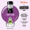 image:imageSally Hansen Miracle Gel Beetlejuice Salon Quality Nail Polish  GelLike Formula TwoStep System No UV Light Needed Long Lasting  Opaque Glossy  931 Say It 3 Times  Dark Purple Nail Color