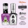 image:imageSally Hansen Miracle Gel Beetlejuice Salon Quality Nail Polish  GelLike Formula TwoStep System No UV Light Needed Long Lasting  Opaque Glossy  931 Say It 3 Times  Dark Purple Nail Color
