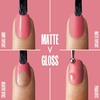 image:imageSally Hansen Miracle Gel Nail Polish Shade Onyxpected 849 with Shiny Top Coat and Matte Top Coat Trio