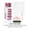 image:imageSally Hansen Perfect PressOns Twice as Nice 2 Be or Not to BeAlmond Nails  Cherry Flip