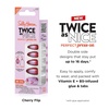 image:imageSally Hansen Perfect PressOns Twice as Nice 2 Be or Not to BeAlmond Nails  Cherry Flip
