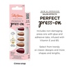 image:imageSally Hansen Perfect PressOns Twice as Nice 2 Be or Not to BeAlmond Nails  CinnaSnap