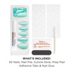 image:imageSally Hansen Perfect PressOns Twice as Nice 2 Be or Not to BeAlmond Nails  Making A Splash
