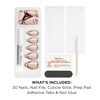 image:imageSally Hansen Perfect PressOns Twice as Nice 2 Be or Not to BeAlmond Nails  Needing Space
