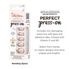 image:imageSally Hansen Perfect PressOns Twice as Nice 2 Be or Not to BeAlmond Nails  Needing Space