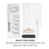 image:imageSally Hansen Perfect PressOns Twice as Nice 2 Be or Not to BeAlmond Nails  Only Have Ice For You
