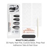 image:imageSally Hansen Perfect PressOns Twice as Nice 2 Be or Not to BeAlmond Nails  PeekABlue