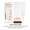 image:imageSally Hansen Perfect PressOns Twice as Nice 2 Be or Not to BeOval Nails  OmbreLievable