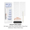 image:imageSally Hansen Perfect PressOns Twice as Nice 2 Be or Not to BeOval Nails  Ozone You Didnt
