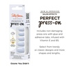 image:imageSally Hansen Perfect PressOns Twice as Nice 2 Be or Not to BeOval Nails  Ozone You Didnt