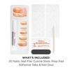 image:imageSally Hansen Perfect PressOns Twice as Nice 2 Be or Not to BeOval Nails  Sunshine Spritz