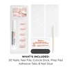 image:imageSally Hansen Perfect PressOns Twice as Nice 2 Be or Not to BeShortEase  Petite French