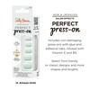 image:imageSally Hansen Perfect PressOns Twice as Nice 2 Be or Not to BeSqoval Nails  In AmazeMint