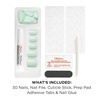 image:imageSally Hansen Perfect PressOns Twice as Nice 2 Be or Not to BeSqoval Nails  In AmazeMint