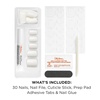 image:imageSally Hansen Perfect PressOns Twice as Nice 2 Be or Not to BeSquare Nails  Get Mod