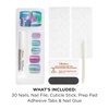 image:imageSally Hansen Perfect PressOns Twice as Nice 2 Be or Not to BeSquare Nails  Hues  Clues