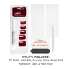 image:imageSally Hansen Perfect PressOns Twice as Nice 2 Be or Not to BeSquare Nails  InfraRed