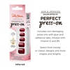 image:imageSally Hansen Perfect PressOns Twice as Nice 2 Be or Not to BeSquare Nails  InfraRed
