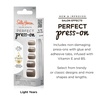 image:imageSally Hansen Perfect PressOns Twice as Nice 2 Be or Not to BeSquare Nails  Light Years