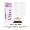 image:imageSally Hansen Perfect PressOns Twice as Nice 2 Be or Not to BeSquare Nails  Squiggle  Wiggle