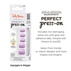 image:imageSally Hansen Perfect PressOns Twice as Nice 2 Be or Not to BeSquare Nails  Squiggle  Wiggle