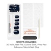 image:imageSally Hansen Perfect PressOns Twice as Nice 2 Be or Not to BeSquareOval Nails  Lunar Eclipse