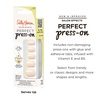 image:imageSally Hansen Perfect PressOns Twice as Nice 2 Be or Not to BeUas ovaladas cuadradas  Sirve