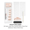 image:imageSally Hansen Salon Effects Perfect Manicure  La Mode Press On Nails Square Shaped NonDamaging Adhesive Tabs File and Alcohol Pad Included La Mode