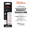 image:imageSally Hansen Salon Effects Perfect Manicure Affairy To Remember Square Shaped NonDamaging Adhesive Tabs File and Alcohol Pad Included Pack of 21 Count Pack of 2
